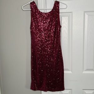 Crystal Doll Red Sequin Dress